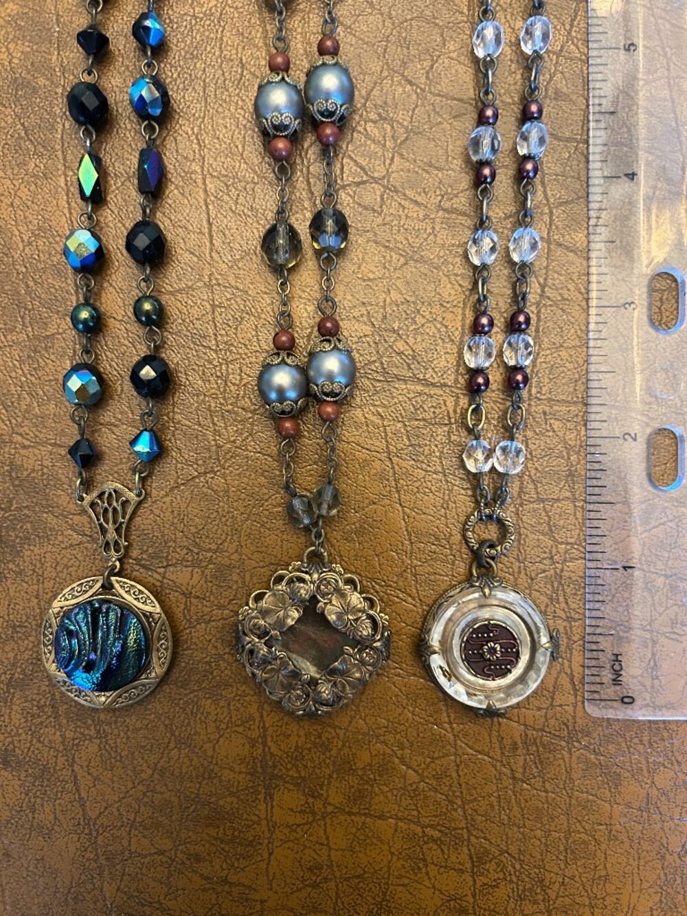 Timeless Trinkets Button Necklaces